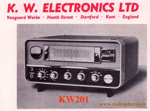 KW201-AM/CW/SSB, HF HAM BANDS RECEIVER-TUBES-1968