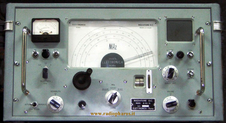 R50-A - Rare tube receiver made in Italy (in the sixties) by Societ ELETTRONICA Roma.